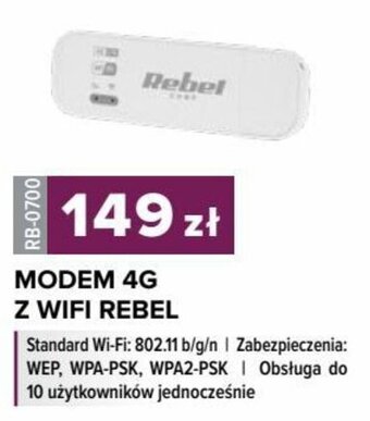 Rebel Electro MODEM 4G Z WIFI REBEL oferta