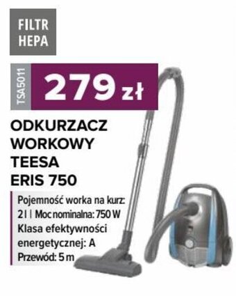 Rebel Electro ODKURZACZ WORKOWY TEESA ERIS 750 oferta