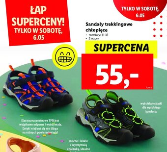 Lidl Sandały trekkingowe chłopięce 31-37 oferta