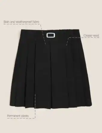 Marks & Spencer Girls' permanent pleats school skirt (2-16 yrs) oferta