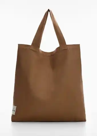 MANGO Bawełniana torebka z płótna oferta