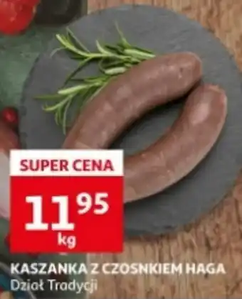 Auchan KASZANKA Z CZOSNKIEM HAGA 1kg oferta