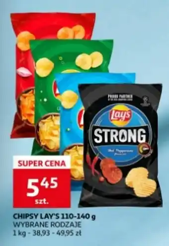Auchan Frito Lay CHIPSY LAY'S 110-140 g oferta