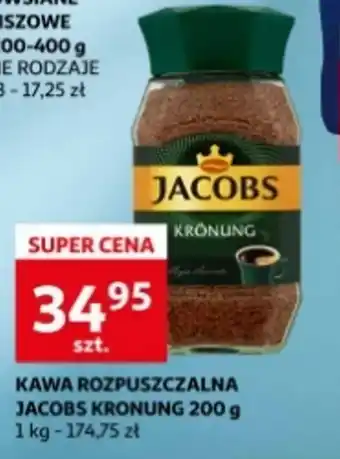Auchan JACOBS KAWA ROZPUSZCZALNA KRONUNG 200 g oferta