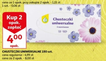 Auchan CHUSTECZKI UNIWERSALNE 150 szt. oferta