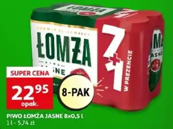 ŁOMŻA PIWO JASNE 8x0,5