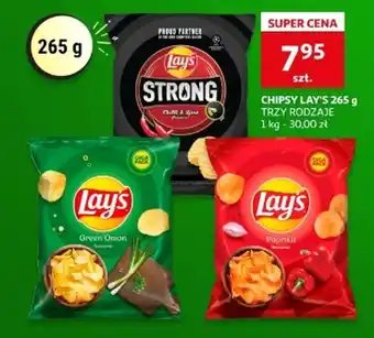 Auchan Frito Lay CHIPSY LAY'S 265 g oferta