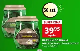 Auchan MILL ECO KAPSUŁKI DO PRANIA 50 szt. oferta