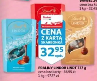 Auchan LINDT PRALINY LINDOR 337 g oferta