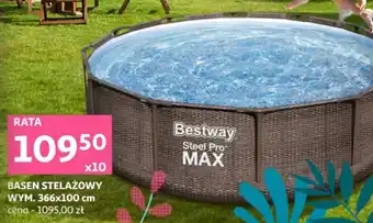 Auchan BASEN STELAŻOWY WYM. 366x100 cm oferta