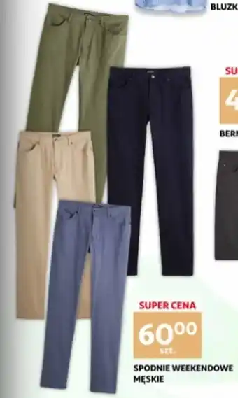 Auchan SPODNIE WEEKENDOWE MĘSKIE oferta
