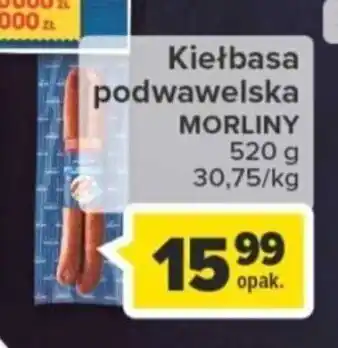 Carrefour MORLINY Kiełbasa podwawelska 520g oferta