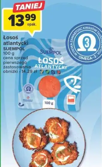 Carrefour SUEMPOL Łosoś atlantycki 100g oferta