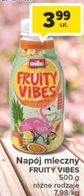 Carrefour müller Napój mleczny FRUITY VIBES 500g oferta