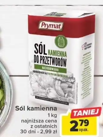 Carrefour Prymat Sól kamienna 1kg oferta