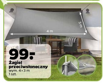 Netto Żagiel przeciwsłoneczny 4 x 3 m oferta