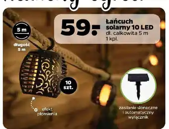 Netto Łańcuch solarny laterenki 10 led 5 m oferta