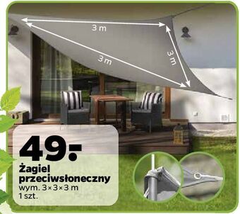 Netto Żagiel przeciwsłoneczny 3 x m oferta