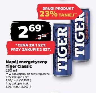 Netto Napój original tiger energy drink oferta