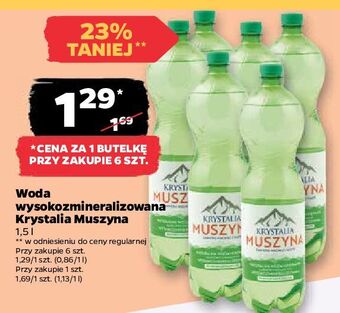 Netto Woda mineralna krystalia muszyna oferta