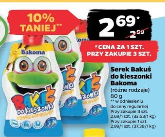 Netto Serek wanilia bakoma bakuś do kieszonki oferta