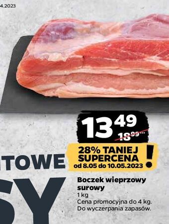 Netto Boczek wieprzowy surowy oferta