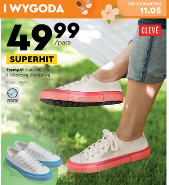 Biedronka Trampki damskie 37-40 cleve oferta