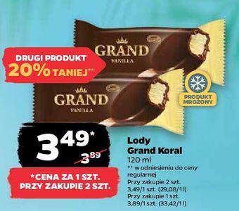 Netto Lód vanilla koral grand gold oferta