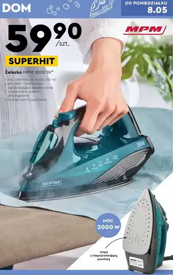 Biedronka Żelazko 2000 w mpm product oferta