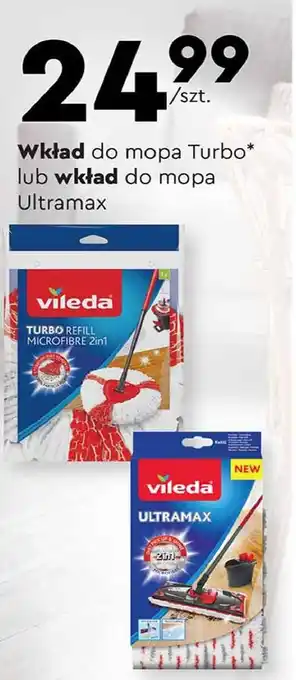 Biedronka Wkład do mopa ultramax vileda oferta