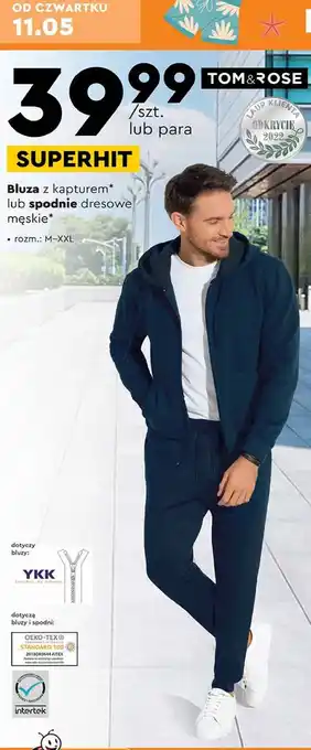 Biedronka Bluza męska m-xxl tom & rose oferta