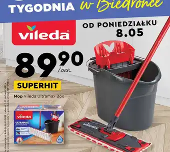 Biedronka Mop z wiadrem ultramax vileda oferta