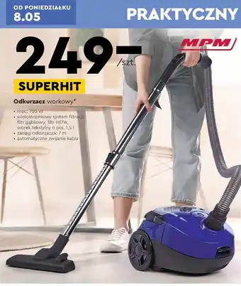 Biedronka Odkurzacz 700 w mpm product oferta