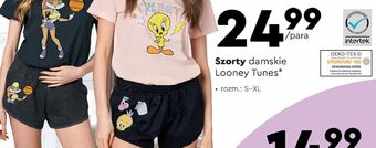 Biedronka Szorty damskie looney tunes s-xl oferta