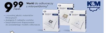 Biedronka Worki do odkrzurzacza p15/m k&m oferta
