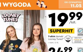 Biedronka T- shirt damski s-xl looney tunes oferta