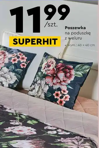 Biedronka Poszewka na poduszke 40 x cm oferta