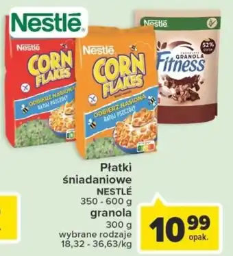 Carrefour Płatki śniadaniowe NESTLÉ 350-600 g granola oferta