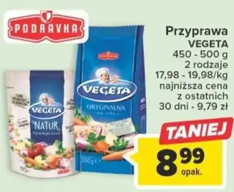 Carrefour Przyprawa VEGETA 450 - 500 g oferta