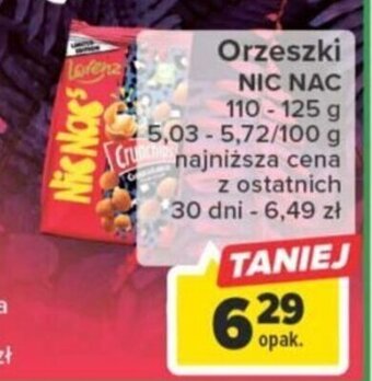 Carrefour Orzeszki NIC NAC 110 - 125 g oferta