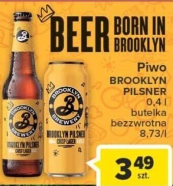 Carrefour Piwo BROOKLYN PILSNER 0,4l oferta