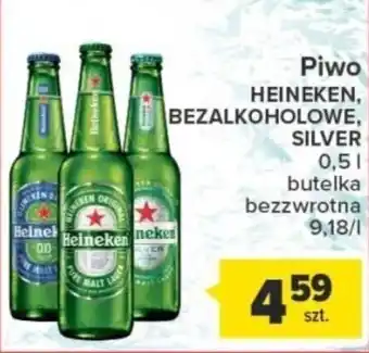 Carrefour Piwo HEINEKEN, BEZALKOHOLOWE, 0,5l oferta
