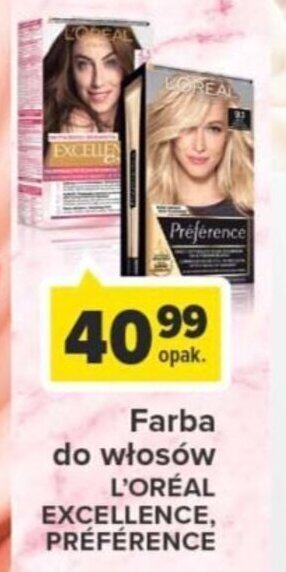 Carrefour Farba do włosów L'ORÉAL EXCELLENCE, PRÉFÉRENCE oferta