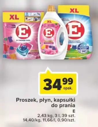 Carrefour E Proszek, płyn, kapsułki do prania 2,43kg/3l/39szt. oferta