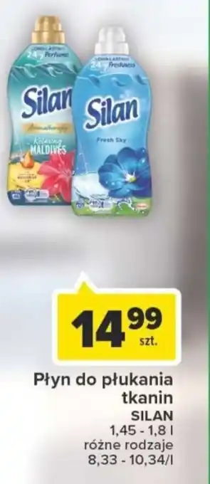Carrefour Silan Płyn do płukania tkanin 1,45-1,8l oferta