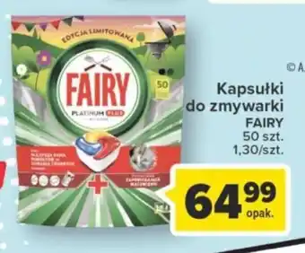 Carrefour FAIRY Kapsułki do zmywarki 50 szt. oferta