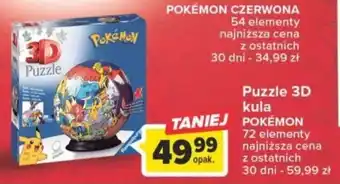Carrefour 3D Puzzle Puzzle 3D kula POKÉMON oferta