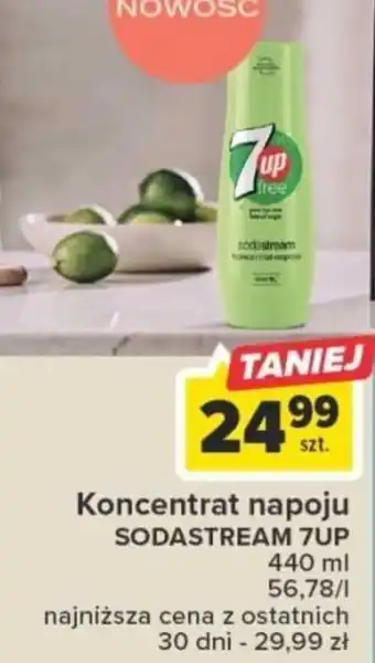 Carrefour sodastream Koncentrat napoju 7UP 440ml oferta