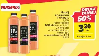 Carrefour MASPEX Napój PO PROSTU TYMBARK 1,25l oferta