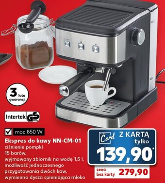 Kaufland Ekspres do kawy NN-CM-01 oferta
